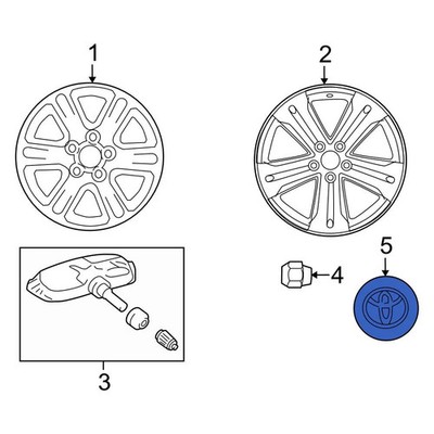 For Toyota Camry 2012 Toyota 4260312730 Wheel Cap