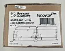 System Sensor D4120 4-Wire Duct Smoke Detector New Fire Alarm For AC Unit AHU