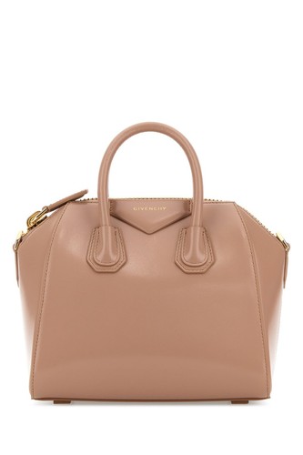 GIVENCHY Mini Antigona $2100 Blush Pink Box Leather Handbag New And Authentic