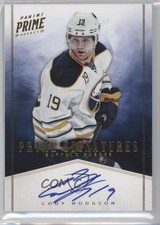 2011-12 Panini Prime Signatures Gold 17/50 Cody Hodgson #19 Rookie Auto RC 4r3