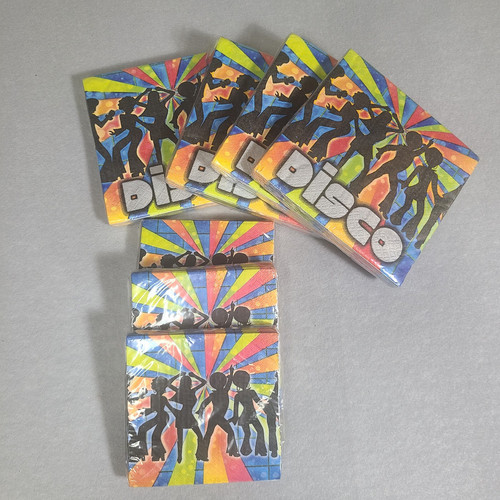 Disco Party Napkins 2 Sizes Beverage And Luncheon New - Picture 1 of 4