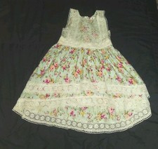 Trish Scully Delphine Boho Floral High-Low Dress Size 3