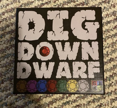 DIG DOWN DWARF Dice Game Pre Owned. Complete