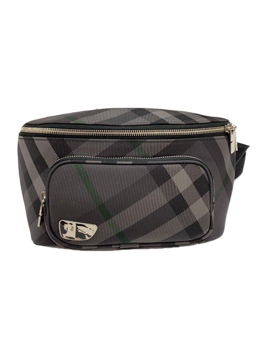 ショルダーバッグ Burberry 'Check' fanny pack BURBERRY waist bag canvas Gray check 80974111 Used | eBay