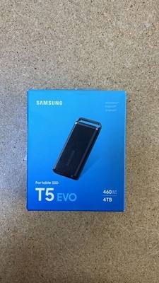 Samsung T5 EVO 4TB Portable SSD USB 3.2 Gen 1 External SSD MU-PH4T0S/AM, SEALED