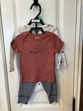 NWT Carters Size 6-9 M Three Piece Set Boys