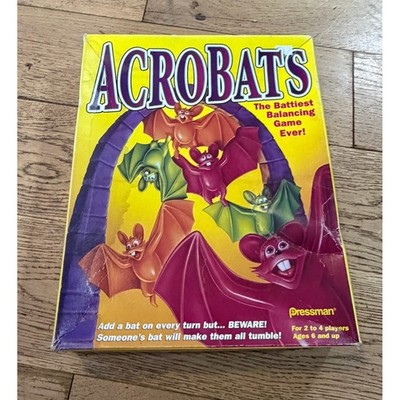 Vintage Pressman Acrobats The Battiest Balancing Game Ever Complete