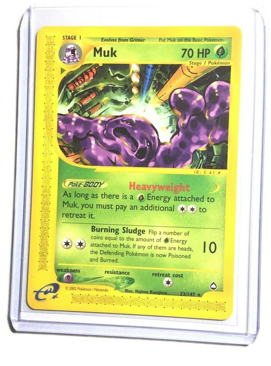 MUK - 23/147 - Aquapolis - Rare - Pokemon Card - NM