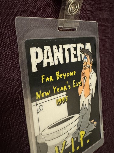 PANTERA 1995 NEUJAHR LAMINIERT BACKSTAGE PASS DIMEBAG DARRELL - Bild 5 von 12