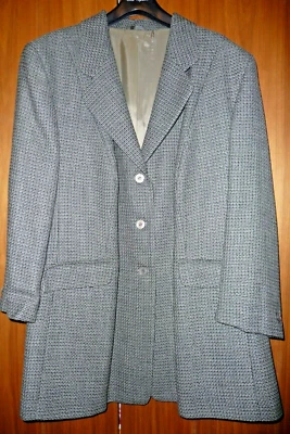 Toller Damen Blazer von Kuhn maßgefertigt hochwertig graugrün Größe 54 neuwertig - Bild 1 von 4