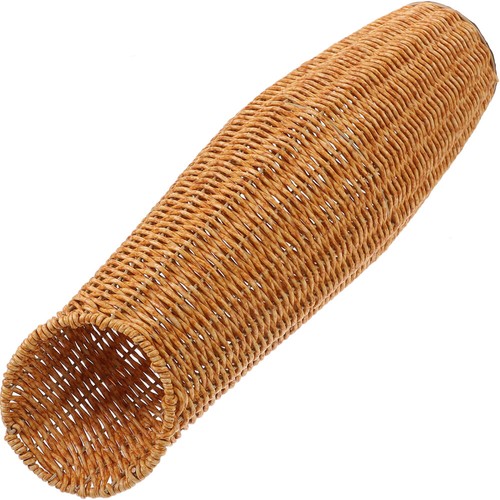 3 Pack Rattan Vase Gross Bodenvase Groß Container Rattanvase Dekorative Büro - Bild 10 von 12