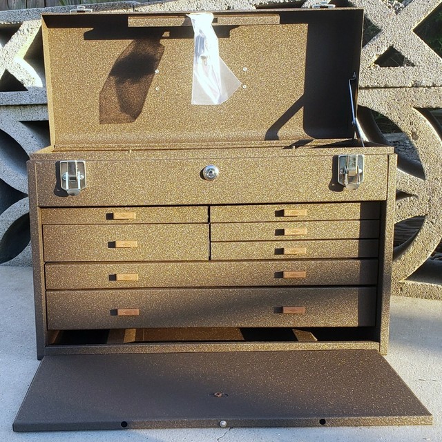 7 Drawer Machinist S Chest With Friction Slides Kennedy Manufacturing 520b For Sale Online Ebay