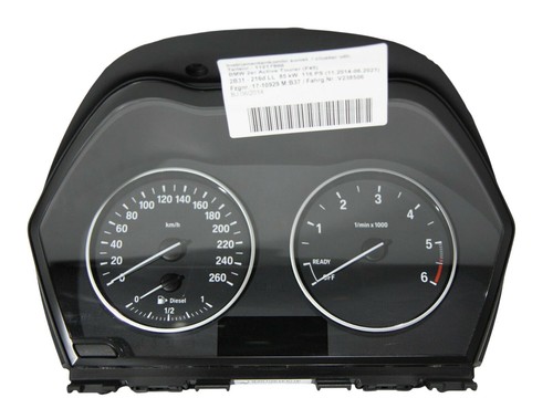 bmw oem Instrument cluster Kombiinstrument F20 F22 F23 F45 F46 F48 KM/H Diesel