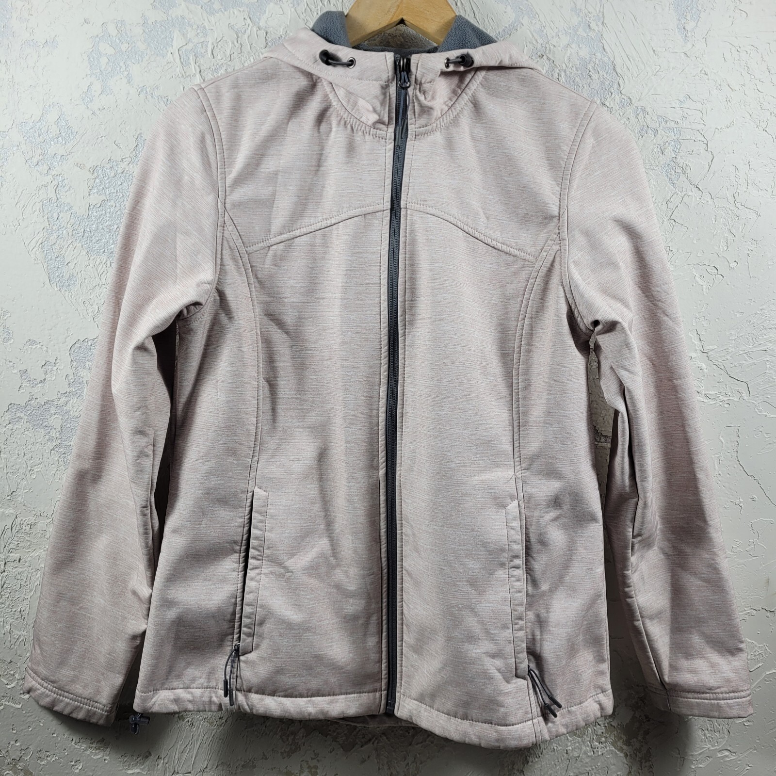 New Balance Women's Medium Jacket Hooded Full Zip Inner Pockets Fleece Lined