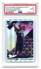 🔥 2019-20 Donruss Optic Holo The Rookies Zion Williamson RC Rookie #1 PSA 9