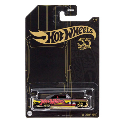 Hot Wheels HW 66 CHEVY NOVA #5/6 - 2023 55th Anniversary Black and