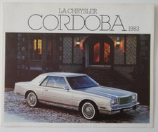 CHRYSLER CORDOBA 1983 dealer brochure - French - Canada - ST501000218