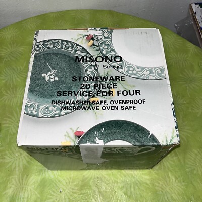 Sango Misono Pavilion Service For 4 Place Settings 20 Pcs Dinner