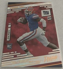 2021 Panini Prestige Football Kadarius Toney New York Giants Astral Stars Rookie