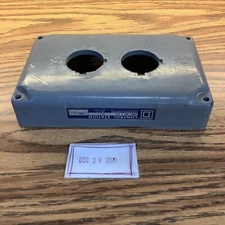 Square D 9001-KY2 Ser A Pushbutton Enclosure 2-Hole Top Only