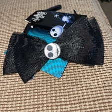Disney Tim Burton s The Nightmare Before Christmas Jack Skellington Headband Bow