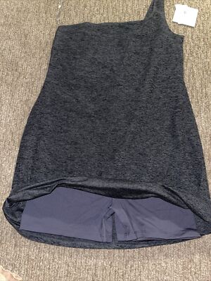 Beyond Yoga Spacedye One & Only One Shoulder Tennis Active Dress Charcoal  $99 | eBay