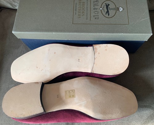 NEW Brooks Brothers Peal Co Burgundy 