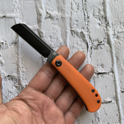 Messer Kansept Bevy Orange Griff G10 Klinge Sheepfoot Stahl154CM Slip J KT2026F6