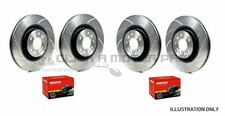 VAUXHALL ASTRA H MK5 1.9 CDTi 120 150 SRi FRONT & REAR GROOVED BRAKE DISCS PADS