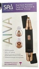 Spa Science Dual Sonic Precision Facial Hair Remover & Eyebrow Trimmer
