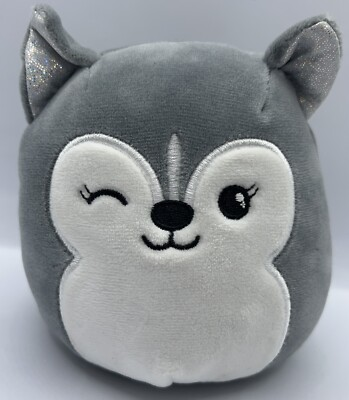 #ad Squishmallow 5quot; Heidi the Gray Husky Dog Plush Stuffed Animal Kellytoy $13.53