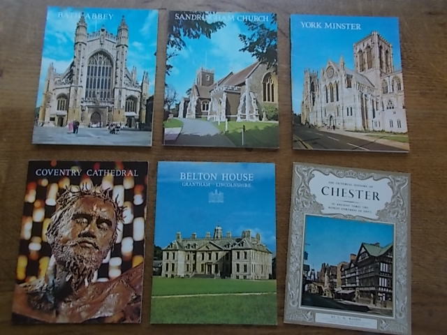 Collection Joblot 6 Vintage 1970s Pitkin Pride of Britain Souvenir Guide Books