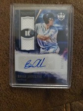 2018 DIAMOND KINGS BRIAN ANDERSON DUEL RELIC AUTOGRAPH RC #/299 MIAMI MARLINS 