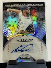 2019 Panini Prizm Baseball Luiz Gohara #GB-LG Gameball Graphs Holo AUTO