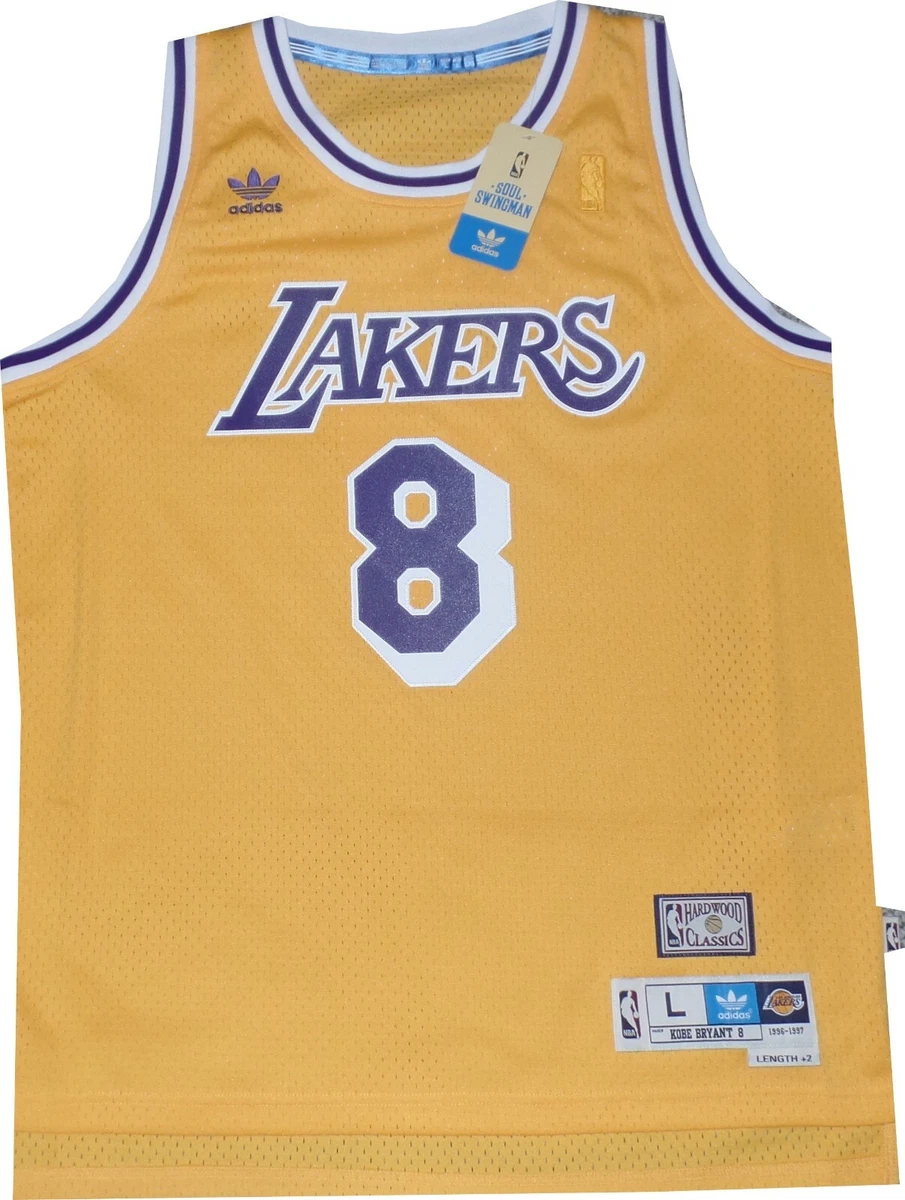 Men's Los Angeles Lakers Kobe Bryant adidas Gold Player Swingman Home Jersey