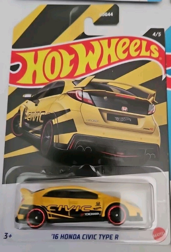 Hot Wheels Lot Of 4 Honda Civics 16 Type R, 18 Tyoe R, 92 EG, Si
