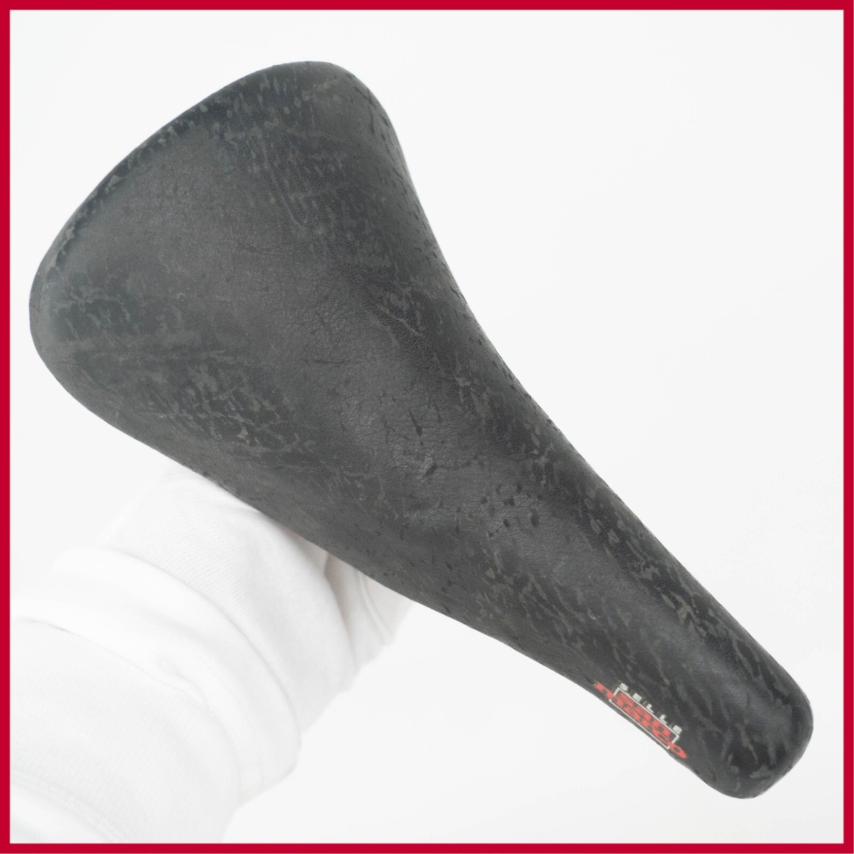 NOS SAN MARCO CONCOR JUNIOR BLACK VINTAGE SADDLE SEAT RACING ROAD 