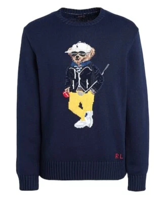 POLO BEAR COTTON-BLEND SWEATER