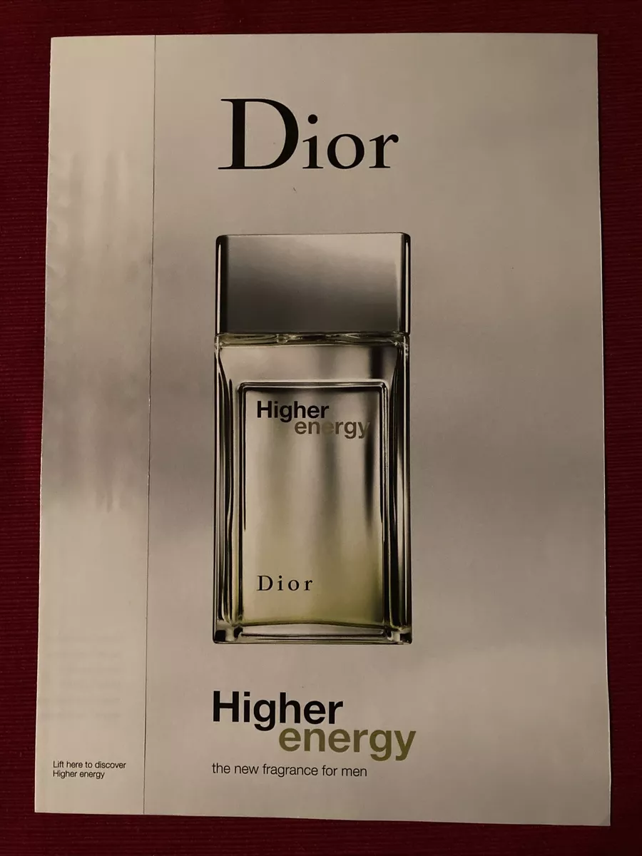 High Energy Men s Cologne By Dior 2003 Print Ad Great to Frame
