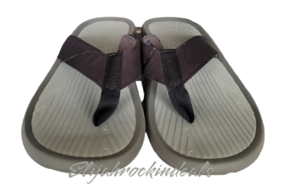 NEW MENS UGG BROOKSIDE II BLACK CANVAS FLIP FLOP SANDALS  display picture 2