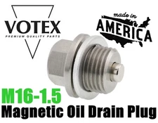 DP009 Stainless Steel Engine Oil Drain Plug with NEODYMIUM Magnet (M16 x 1.5) 