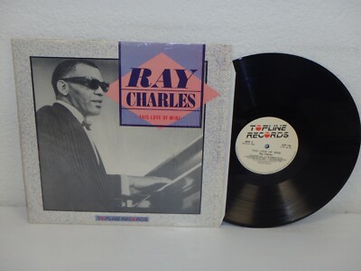 RAY CHARLES This Love Of Mine 1985 NM in SHRINK LP Topline Records TOP 126