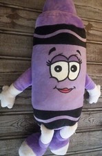 Crayola Experience Plush Wild Violet Purple Crayon 18" 2023 Stuffed Toy PLS READ