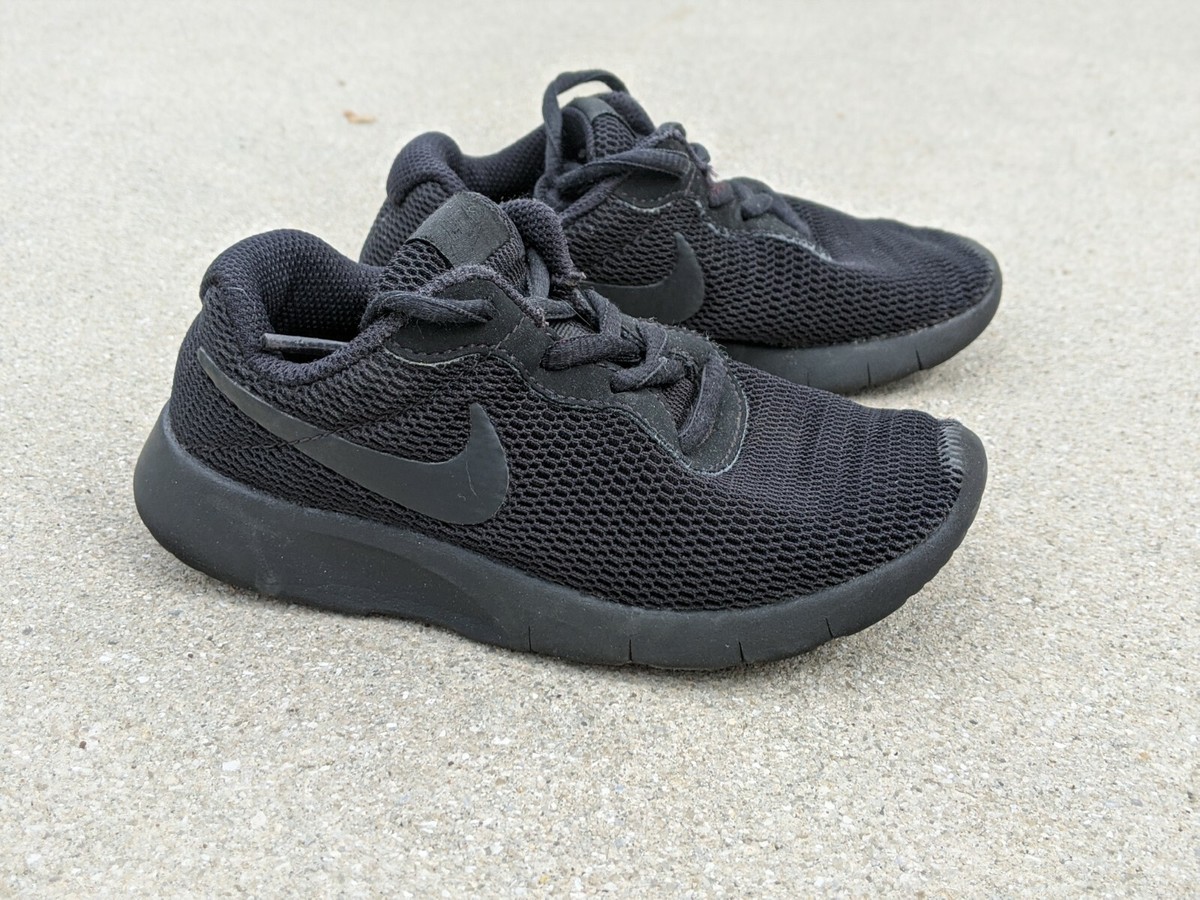 Nike Tanjun TDV Black/Black Toddler Shoes Size 10.5C 818383-001 - Unisex | eBay UK