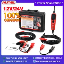 Autel PowerScan PS100 Battery Testers Tool Electrical Circuit System 12V 24V