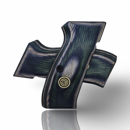 Empuñaduras Zib Serie Madera Laminada Empuñaduras de Pistola para CZ 75, Logo Medallón de Metal - Imagen 4 de 5