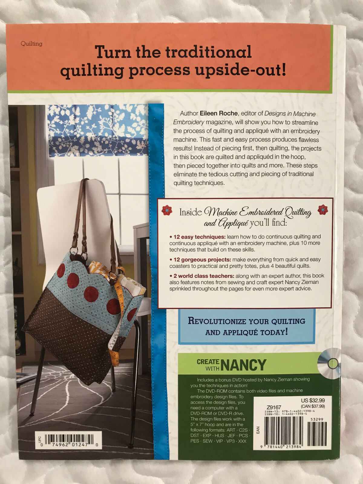 Machine Embroidered Quilting Applique by E. Roche (2011, Trade Paperback)  for sale online | eBay