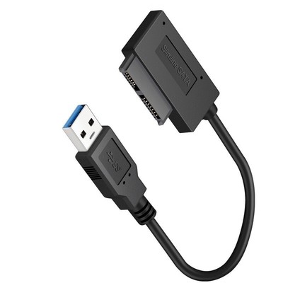 USB3.0 to SATA7+6Pin 13 Pin Slimline Sata Cable for Laptop CD DVD ROM Drive x