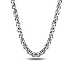 1 Meters on sale Silver Stainless Steel 8mm Round Rolo Chain Findings Jewelry