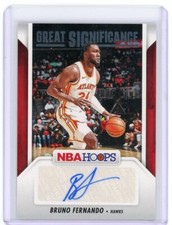 BRUNO FERNANDO 2024-25 Panini Hoops Great Significance #GS-BFH Auto Atlanta